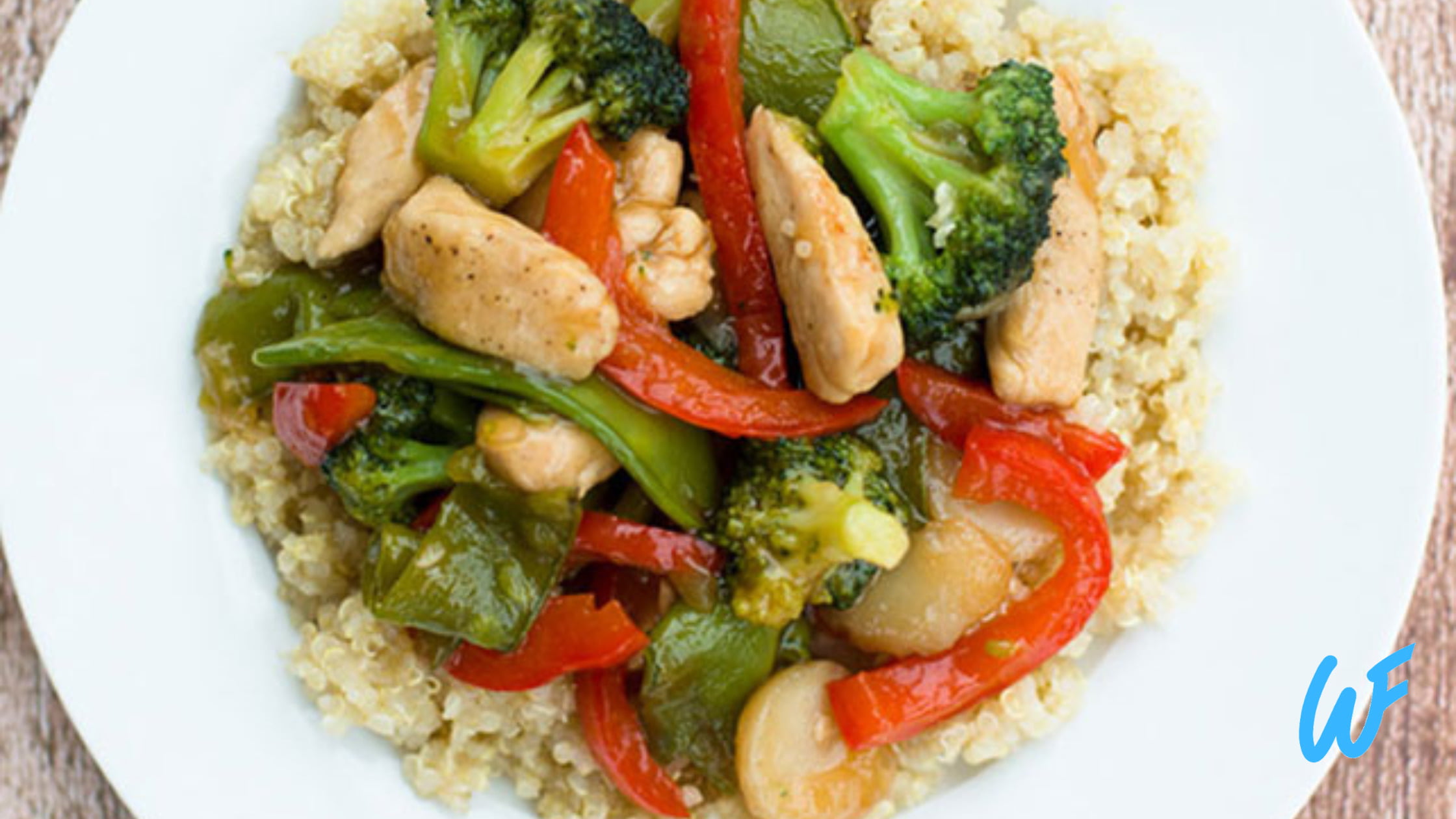 CHICKEN AND EGG STIR FRY WITH QUINOA RECIPE