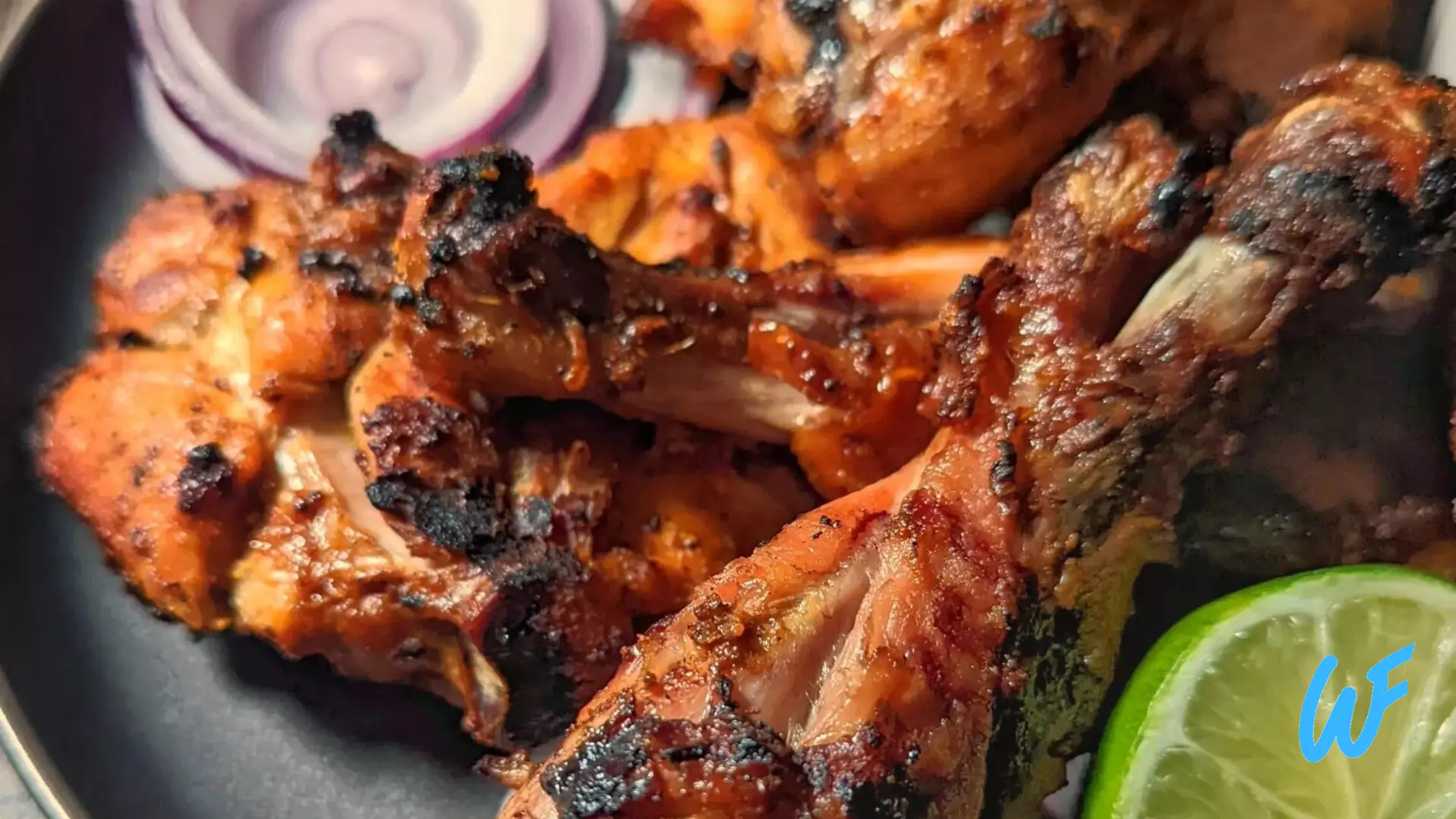 TANDOORI CHICKEN WITH MINT YOGURT DIP RECIPE