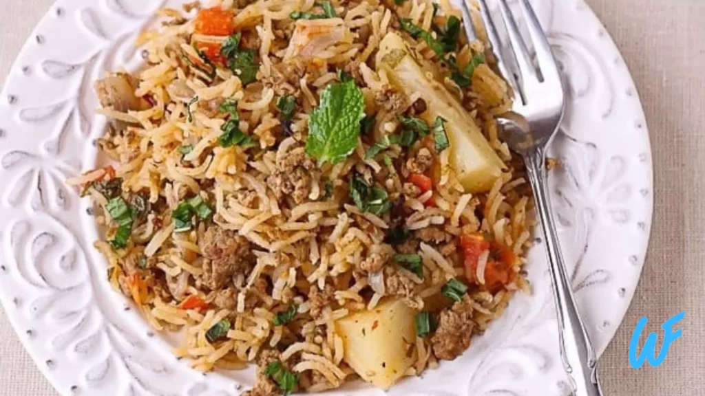Read more about the article KEEMA PULAO MINCED MEAT PILAF RECIPE