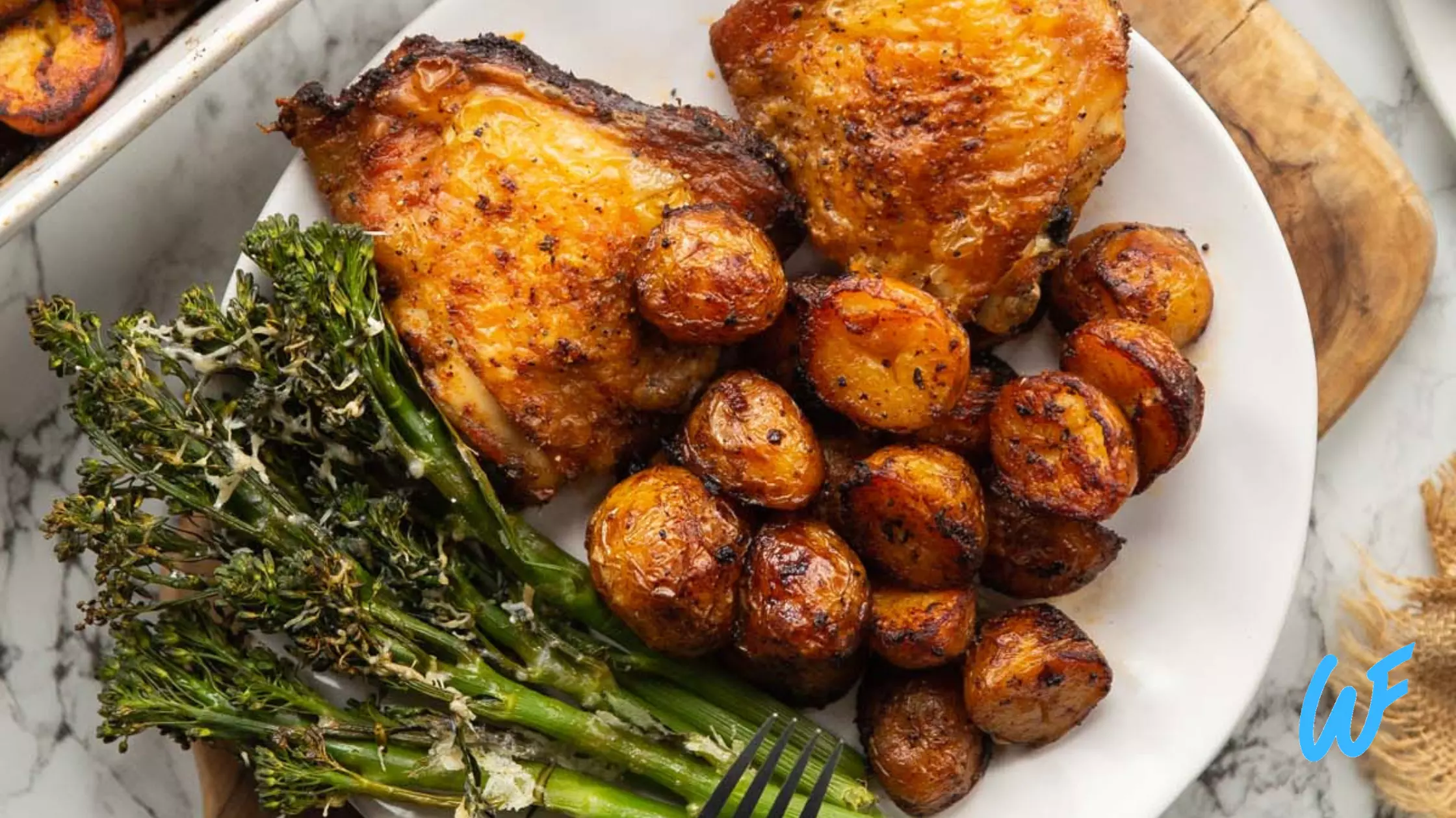 Baked Chicken with Roasted Potatoes Recipe