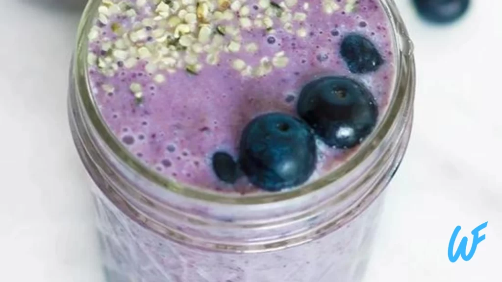 Hemp Seed and Blueberry Shake