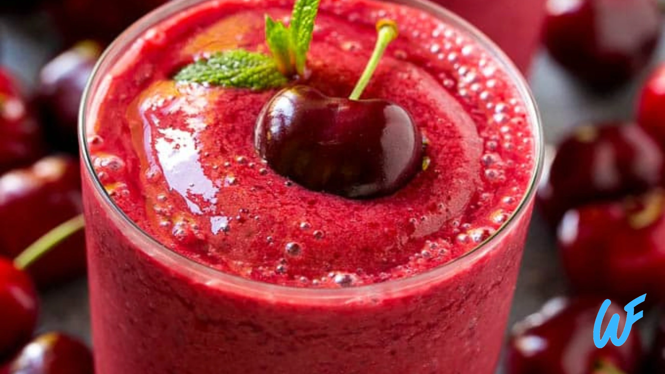 Cherry and Coconut Water Shake