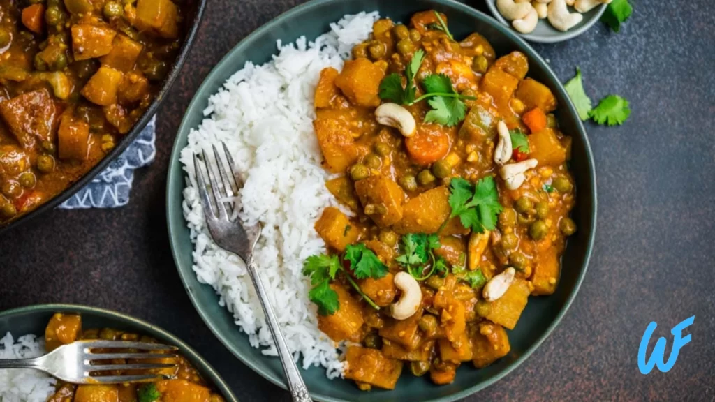 Read more about the article Vegetable korma with basmati rice