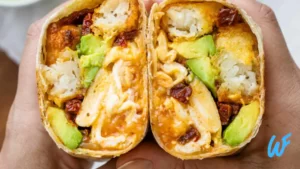 Read more about the article Ham and vegetable breakfast burrito