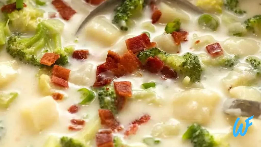 Creamy broccoli and potato soup