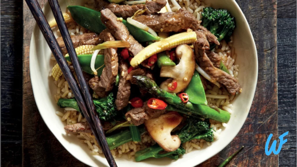 Beef Stir-Fry with Brown Rice