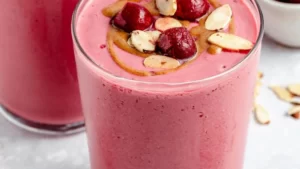 Cherry Almond Protein Shake