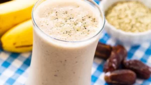 High-Calorie Almond Date Shake