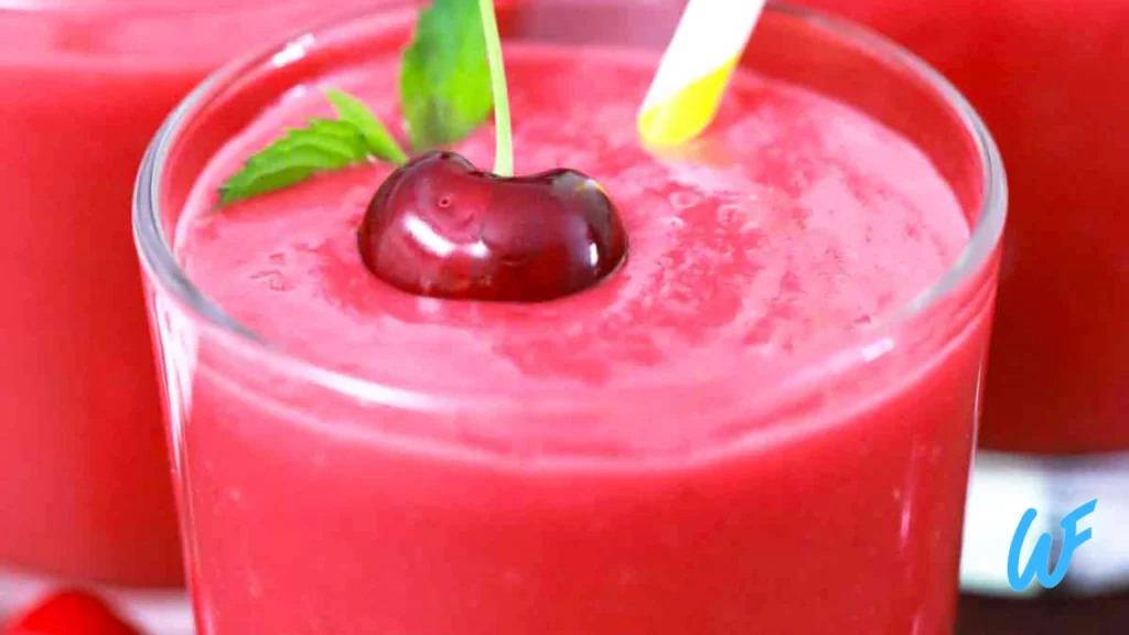 Cherry and Coconut Water Shake