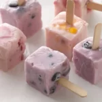 Frozen yogurt bites