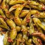 Roasted edamame with spices Recipe