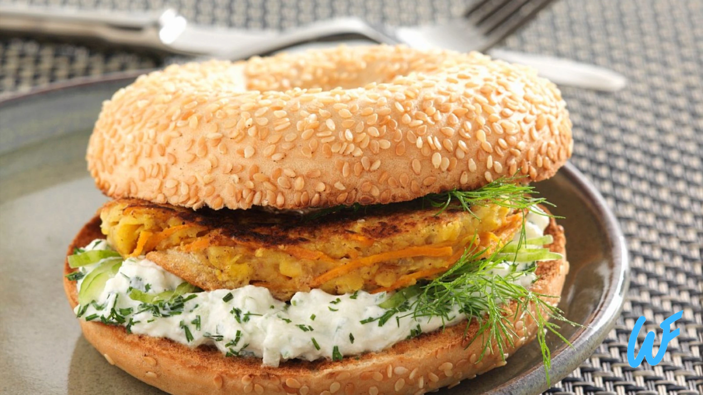 Veggie Bagel Sandwich