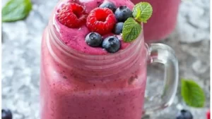 Mixed Berry Greek Yogurt Shake