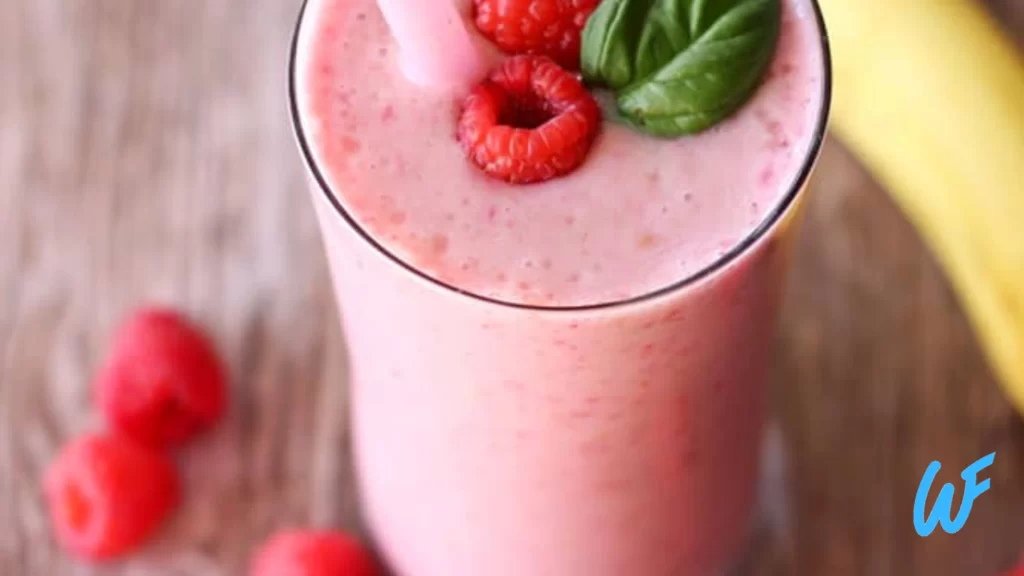 Raspberry and Mint Shake