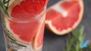 Grapefruit and Rosemary Water