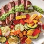 Chimichurri Steak with Roasted Vegetables