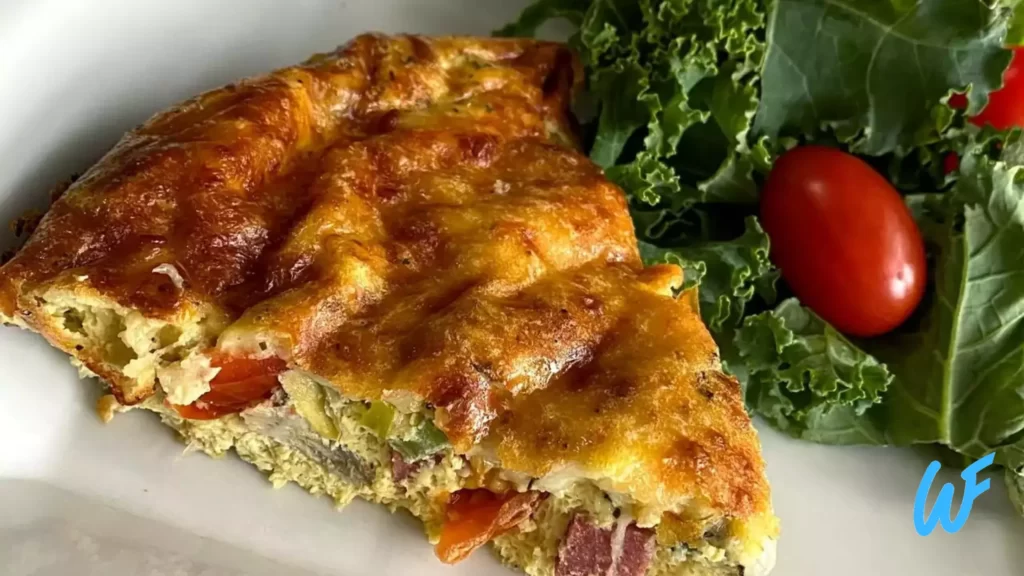 Chicken sausage and vegetable frittata