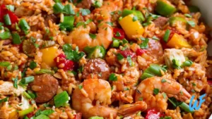 Read more about the article Cajun Shrimp and Sausage Jambalaya