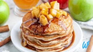 Apple Cider Pancakes with Cinnamon