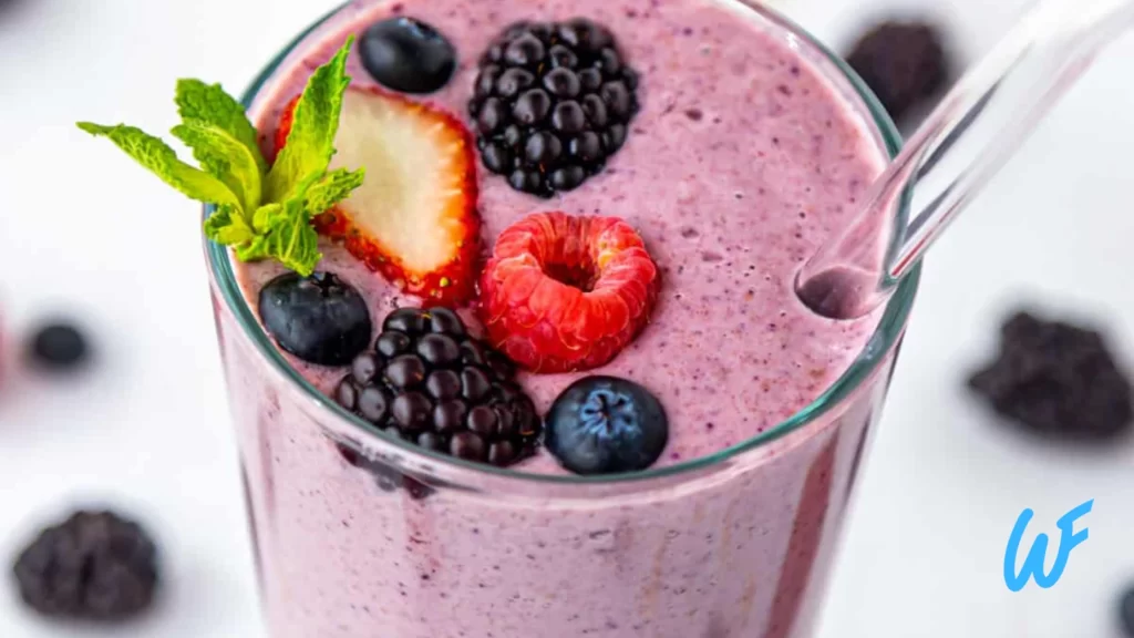 Berry Protein Smoothie with Almond Milk