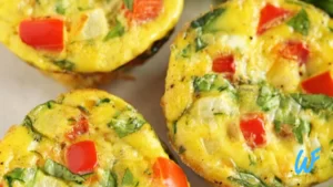 Egg and vegetable muffin cups.