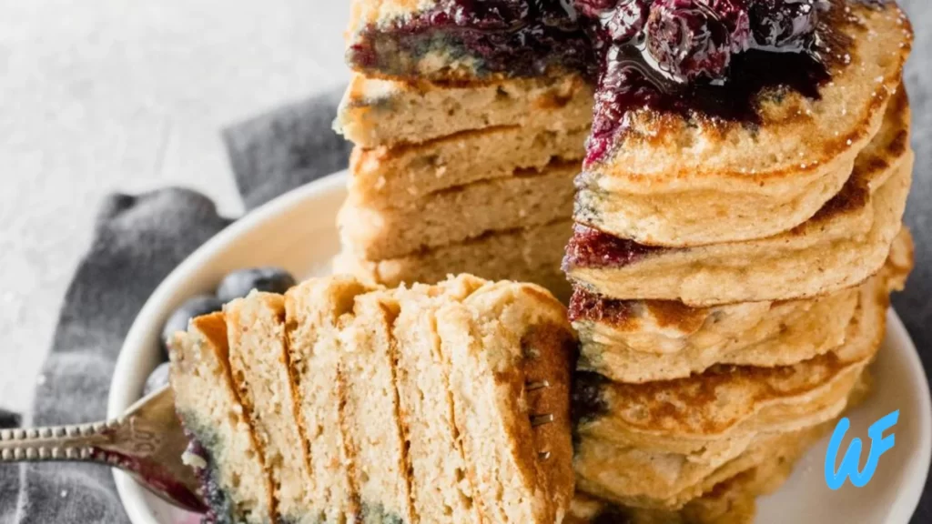 Blueberry Coconut Flour Pancakes