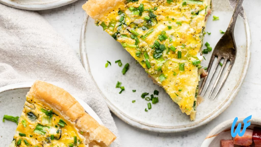 Ham and Spinach Quiche with Almond Flour Crust