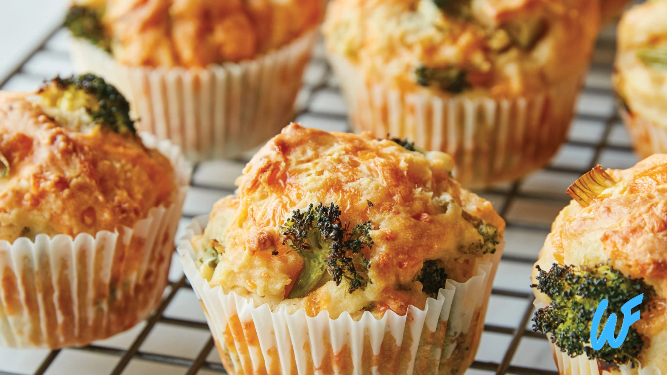 Broccoli and Cheddar Breakfast Muffins