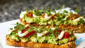 Caprese Avocado Toast with Balsamic Glaze