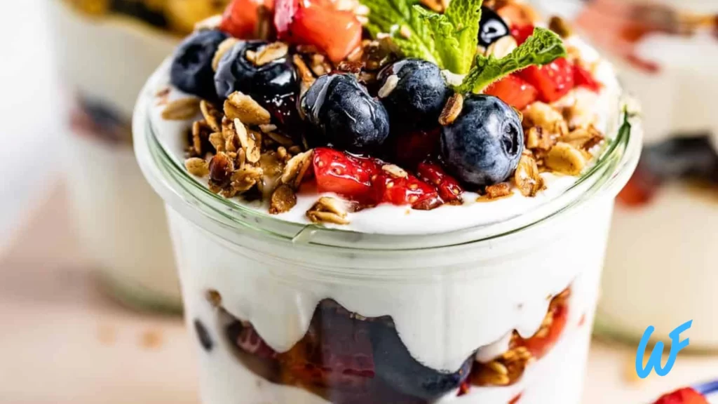 Greek Yogurt Parfait with Nuts and Berries