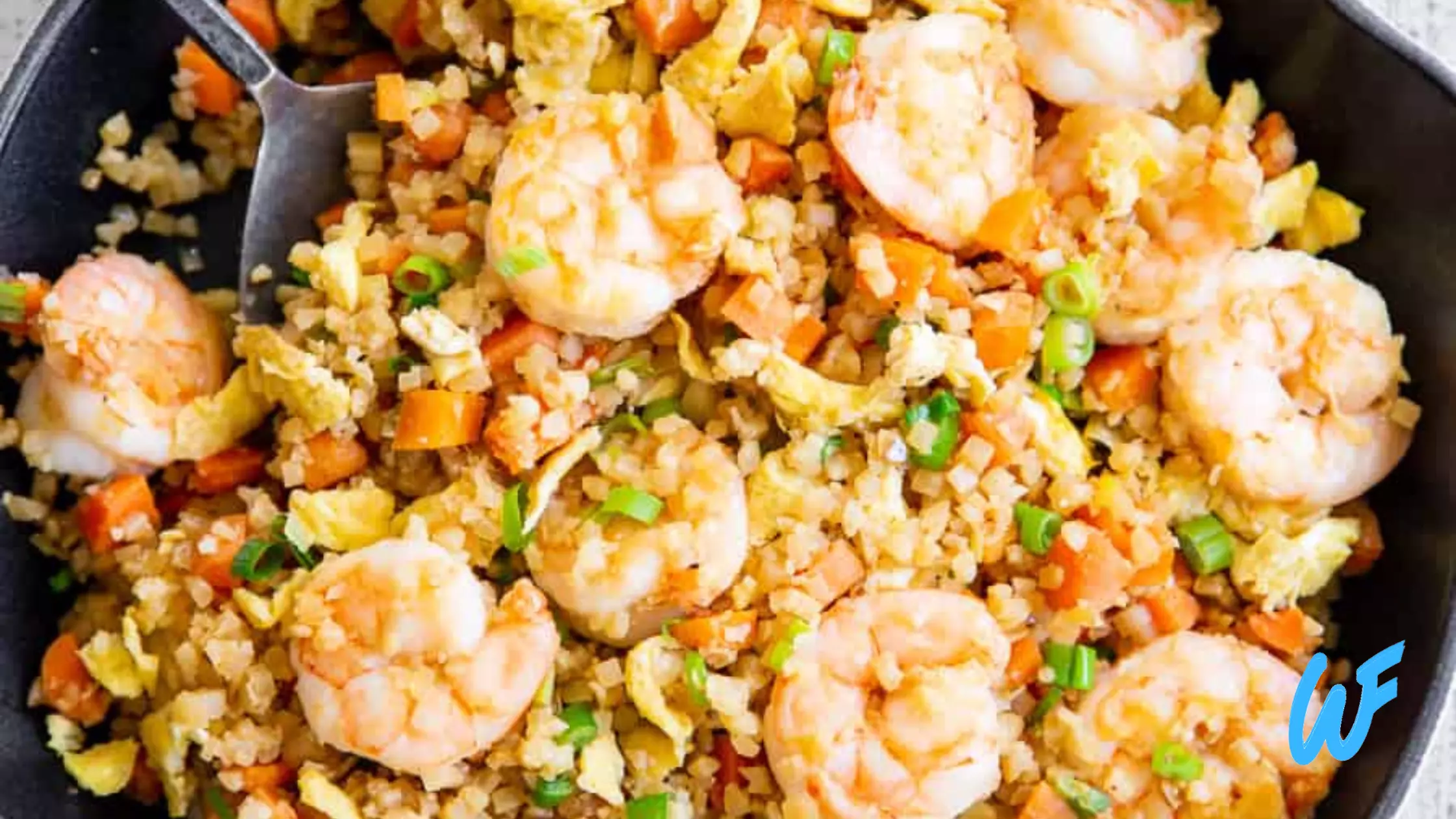 Cauliflower Rice Stir-Fry with Shrimp