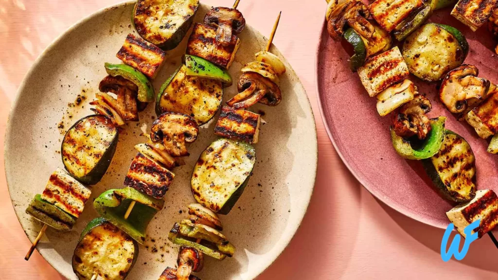 Tofu and Vegetable Skewers