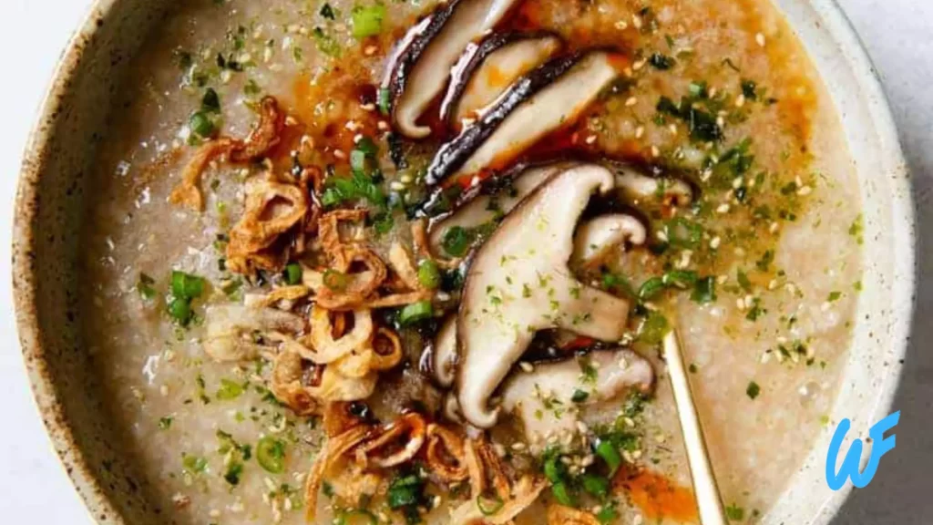 Brown Rice Congee with Toppings