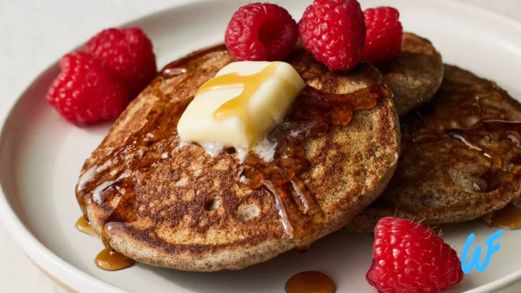 Buckwheat Pancakes with Maple Syrup