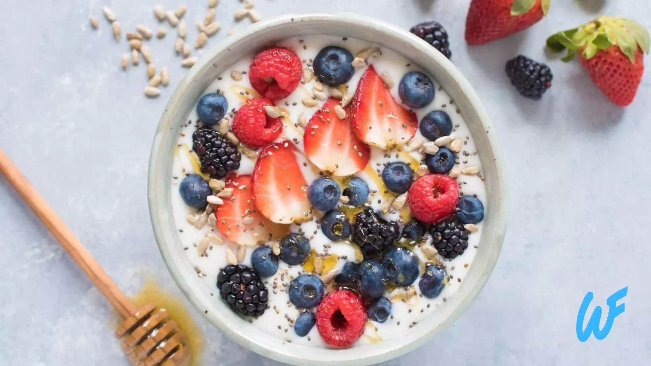 Coconut Yogurt with Fresh Berries