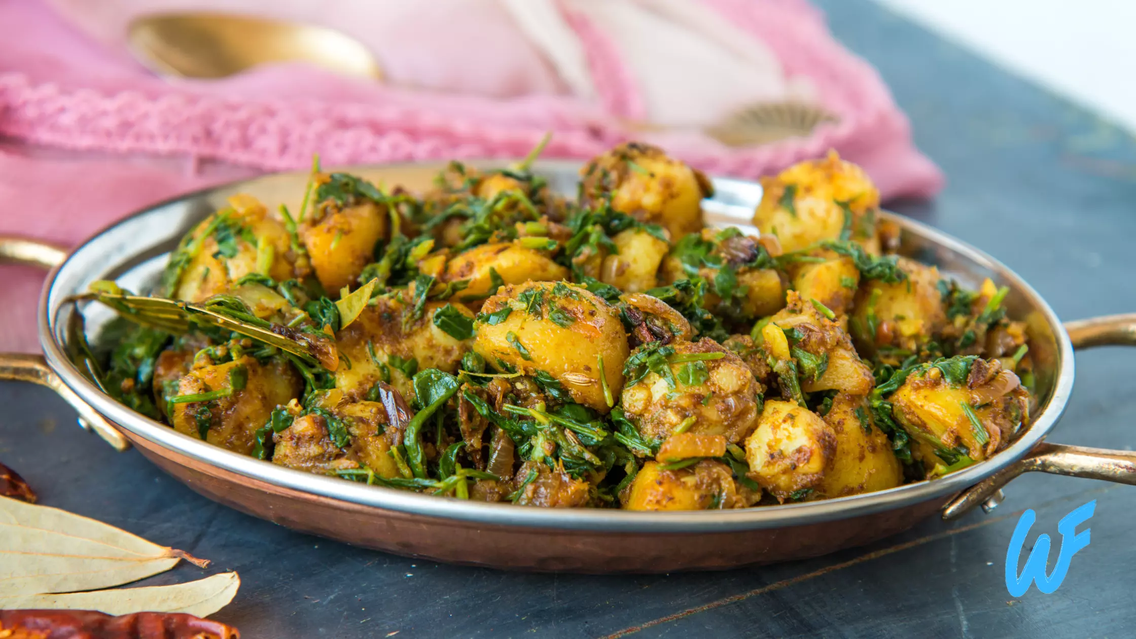 Aloo Methi Potato and Fenugreek Curry