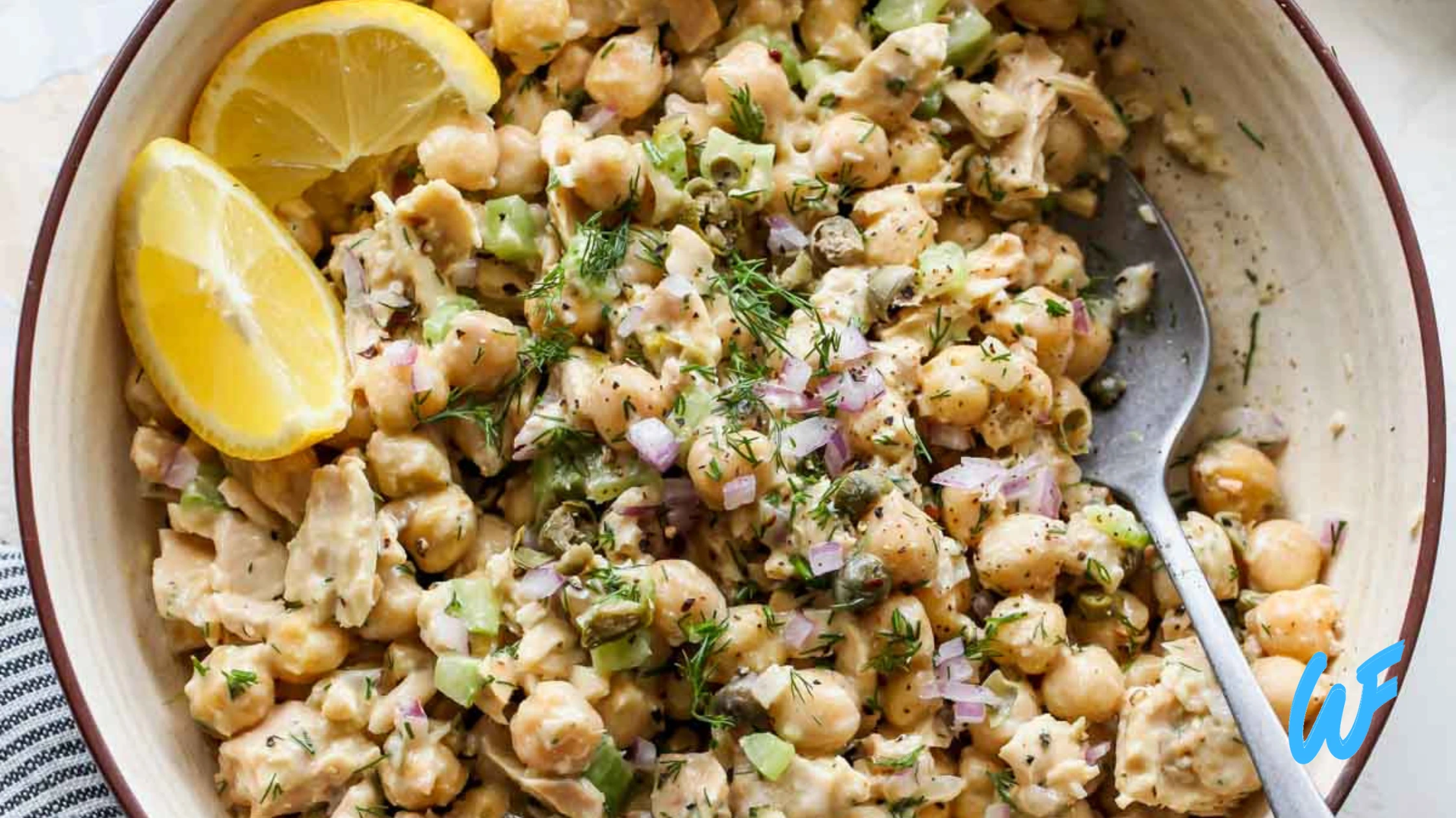 Tuna Salad with Chickpeas and Lemon Dressing