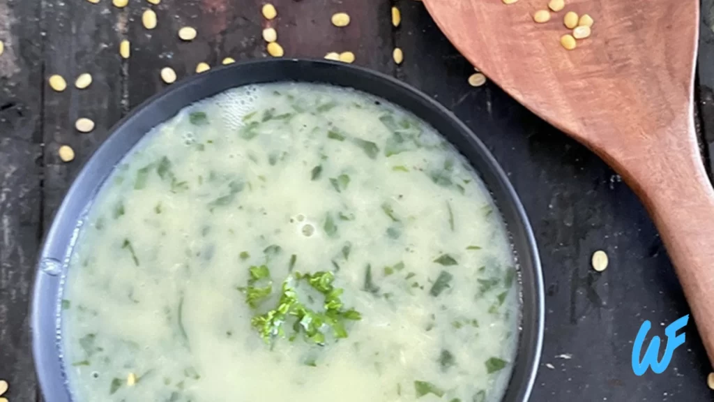 Spinach and Moong Dal Soup