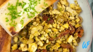 Vegan Mediterranean Tofu Scramble