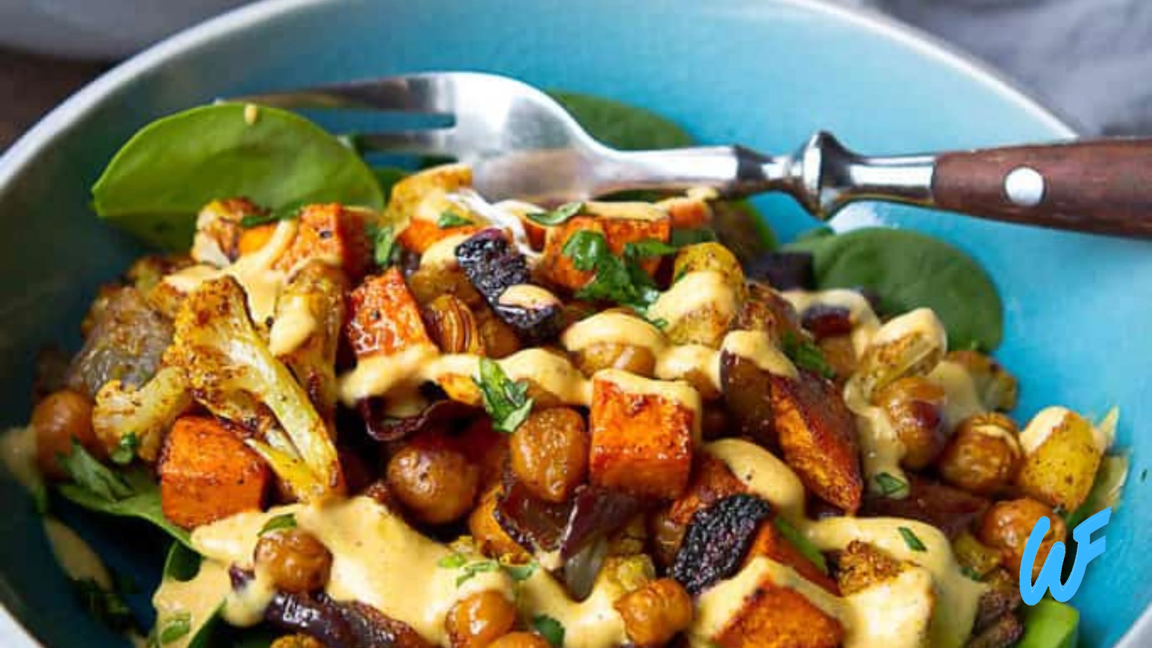 Grilled Vegetable and Chickpea Bowl