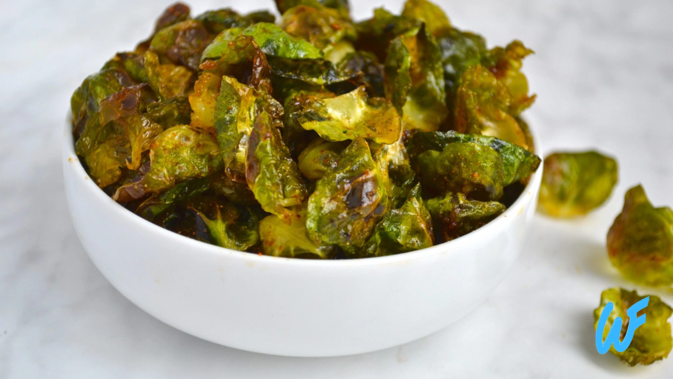 Baked Brussel Sprout Chips