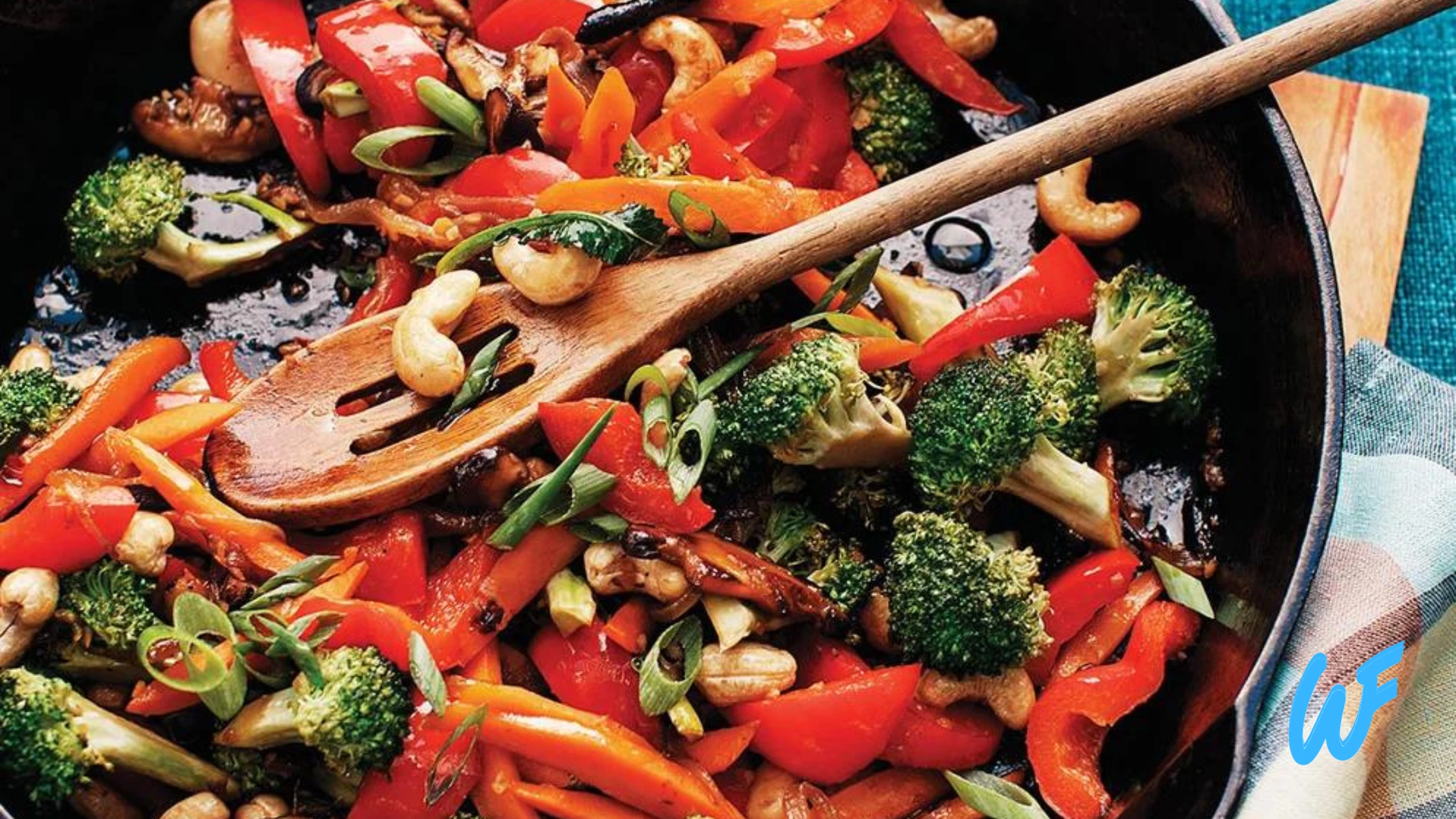 Stir-Fried Broccoli and Bell Peppers