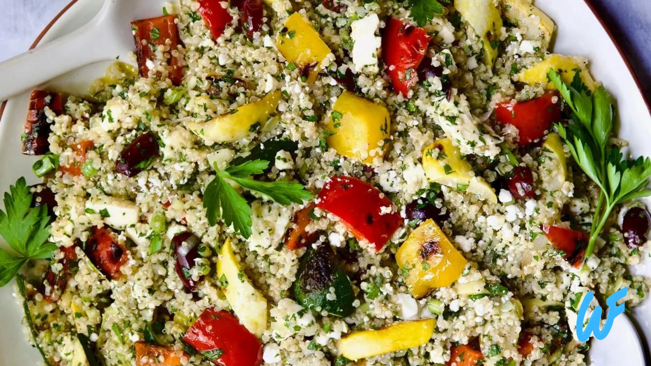 Quinoa and Grilled Vegetable Platter