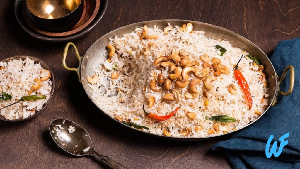 Coconut Rice with Cashews