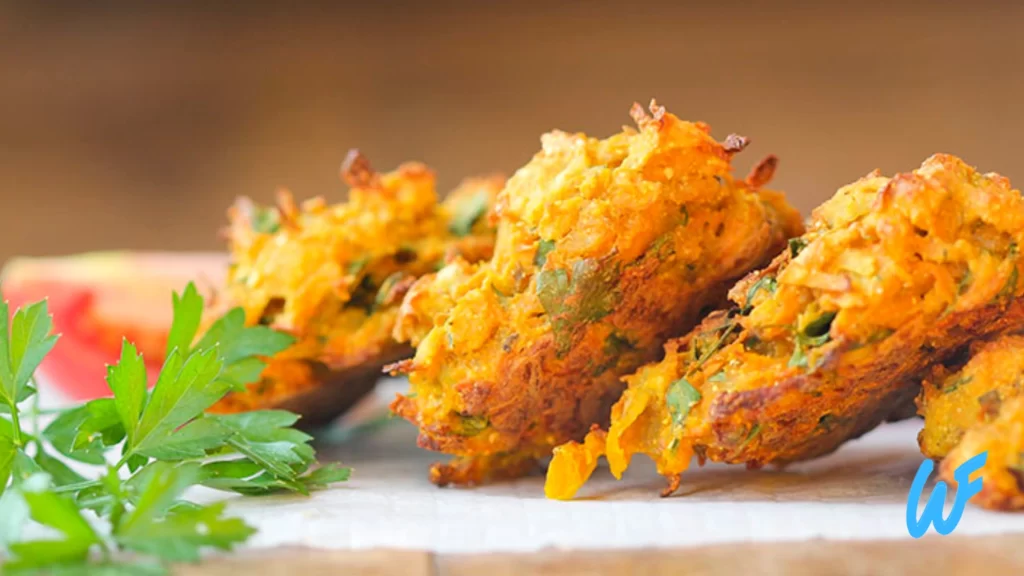 Baked Chickpea Flour Snacks (Pakoras)