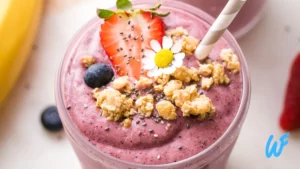 Vegan Mixed Berry Smoothie with Chia Seeds