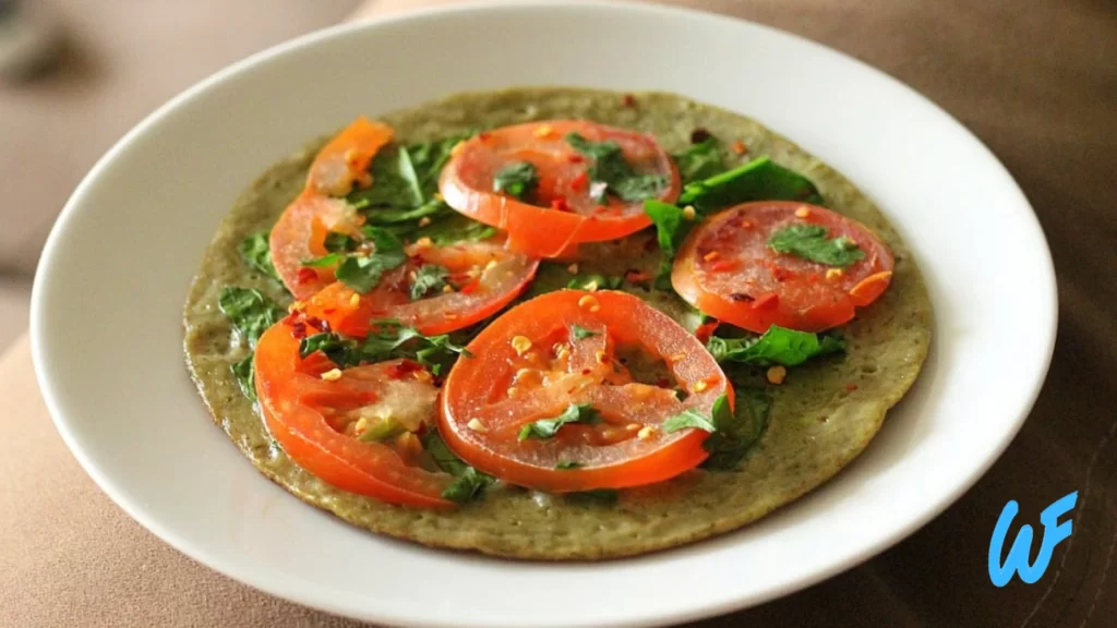 Read more about the article Vegan Spinach and Tomato Uttapam