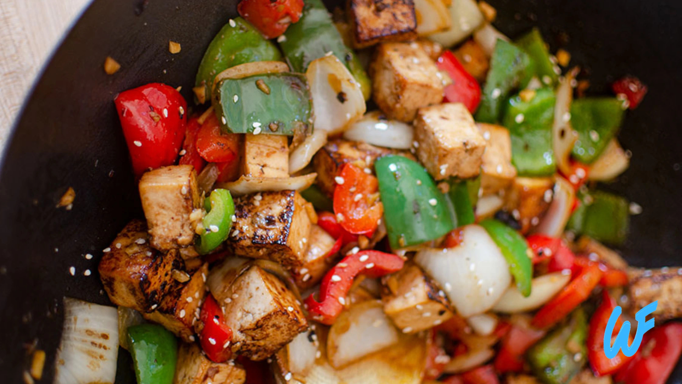 Spiced Tofu and Bell Pepper Stir-Fry