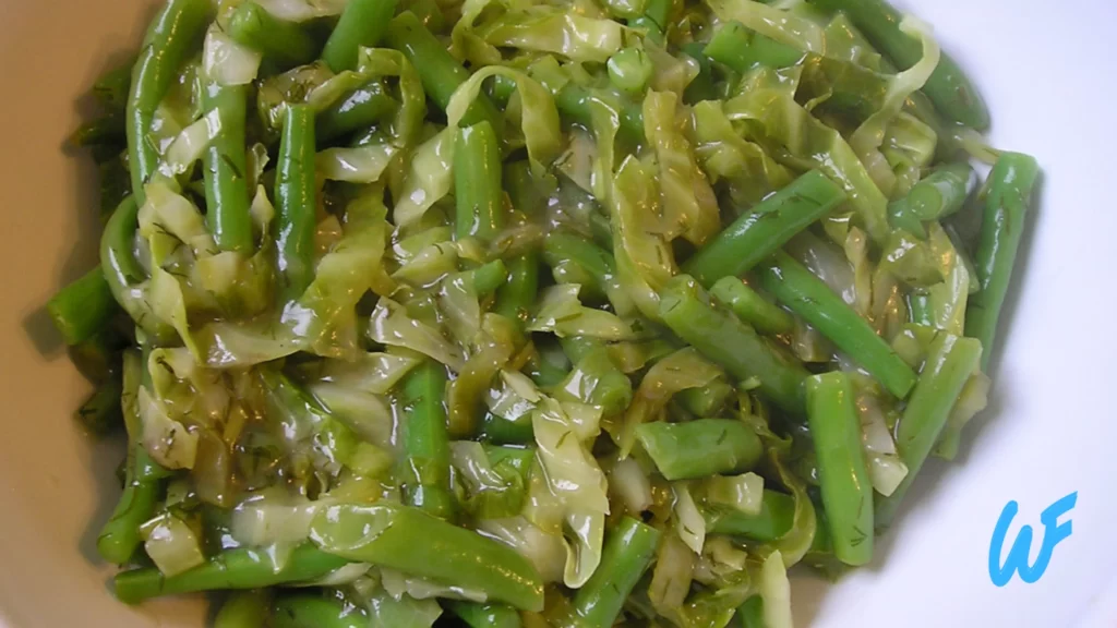 Cabbage and Green Bean Stir-Fry