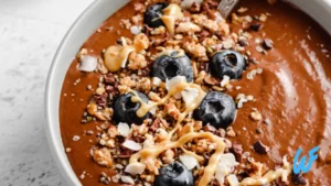 Vegan Chocolate Protein Smoothie Bowl